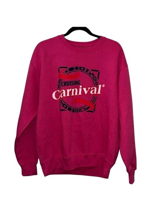 Carnival Tops - Carnival Cruise Pink Sweatshirt Crewneck Size M